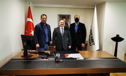 Rekabet Kurulu Başkan yrd. Haluk Recai Bostan Başkanımızı İstanbul’daki makamında ziyaret ettik