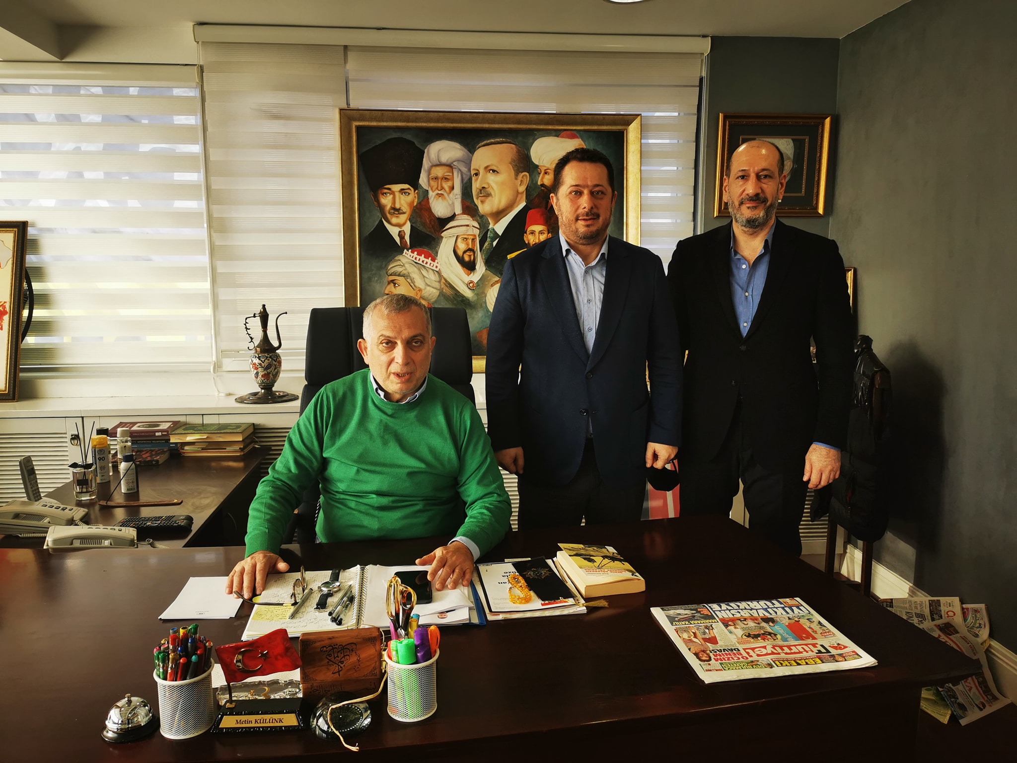 Metin KÜLÜNK Bey’i ziyaret