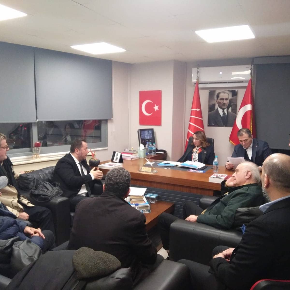 CHP Beşiktaş ilçe başkanlığına ziyaretimizi yaptık