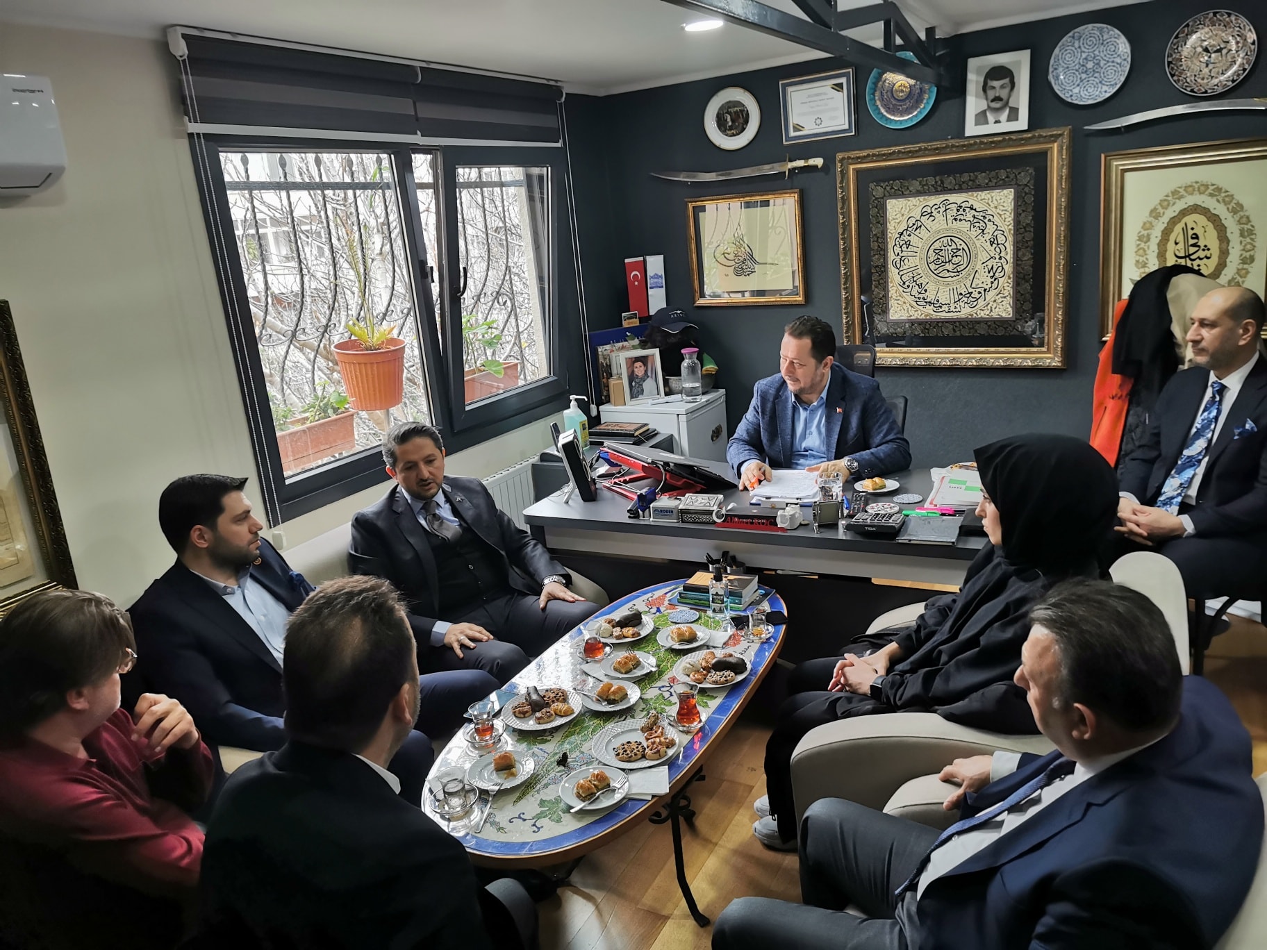 Derneğimizi ziyarete gelen Ak Parti Beşiktaş Ilçe Başkanı Sayın Yıldırım TURAN