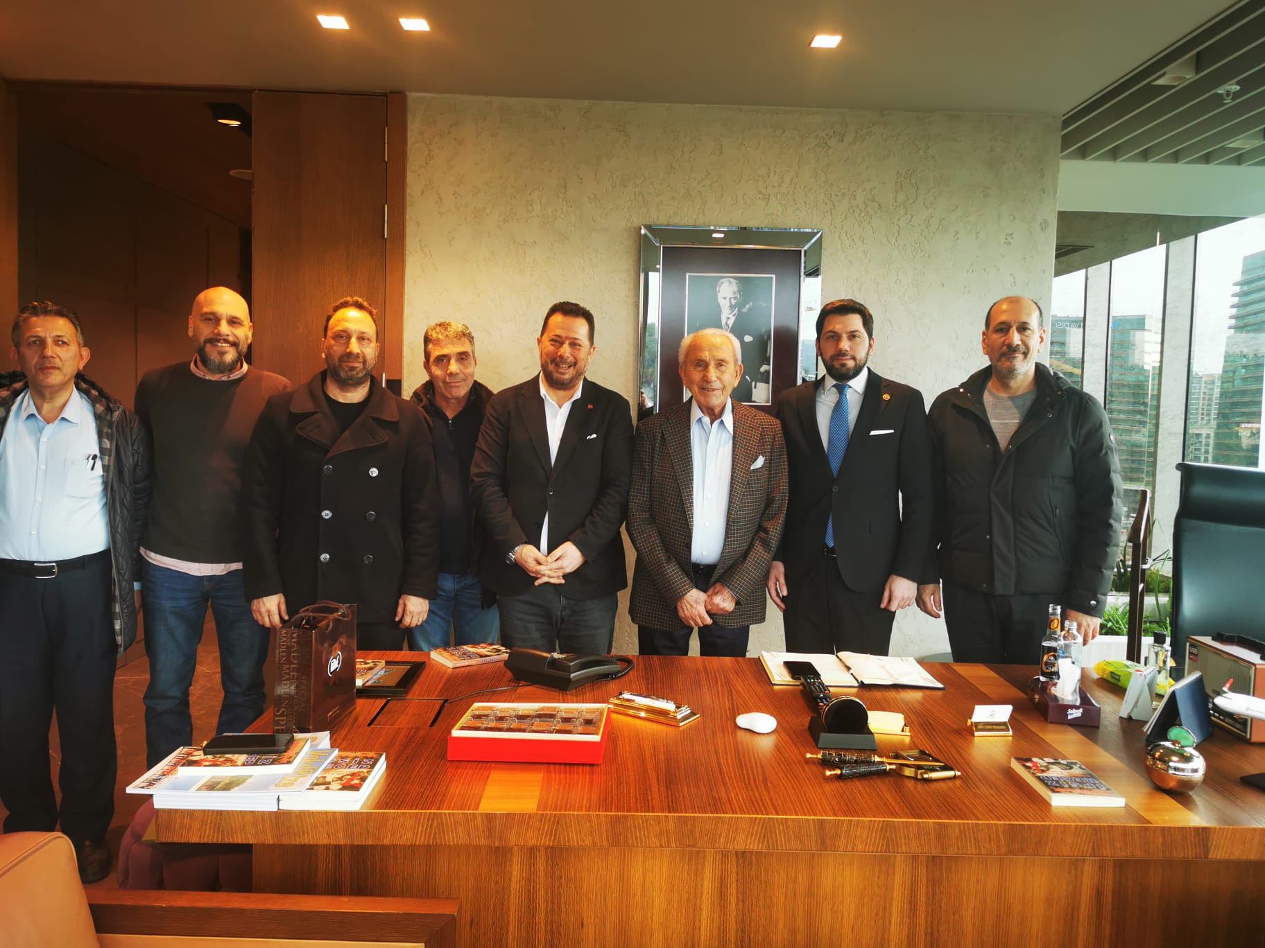 Rize Vakfı Başkanı Sayın Orhan Keçeli’yi ziyaret ettik.