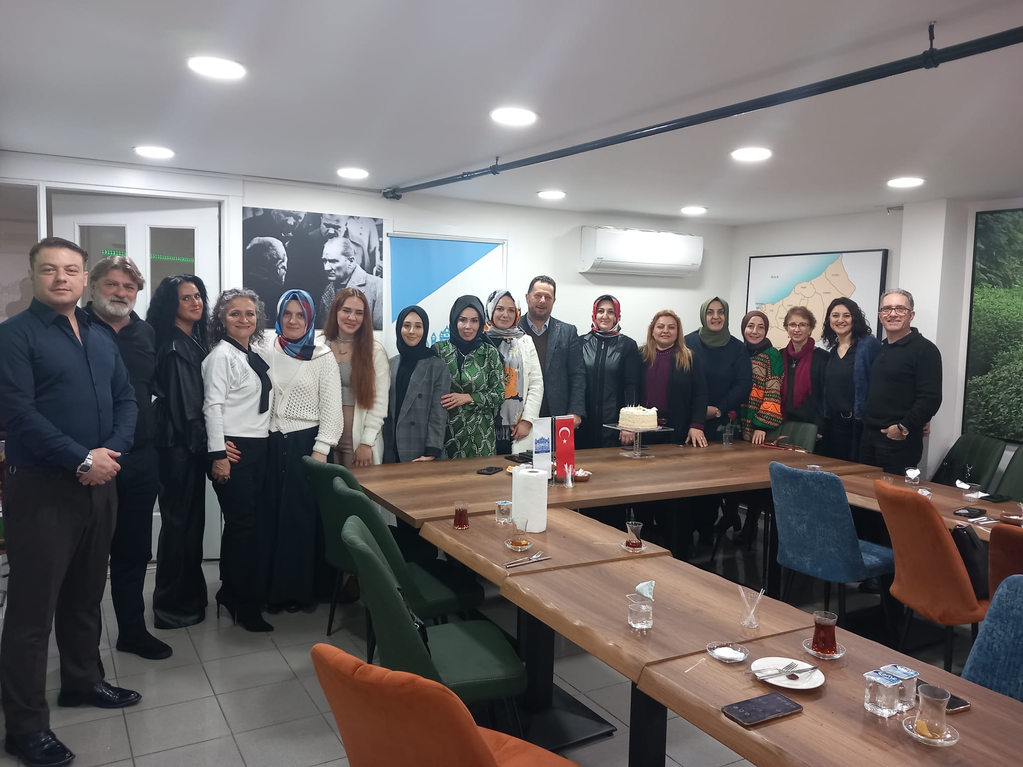 RİDEF Kadın Kolları Başkanı Sayın Ayşe Morgül ve yönetimini ağırladık.