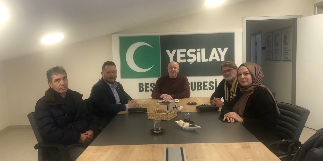 Yeşilay Beşiktaş Şube Başkanı Sayın Hakan Orman’ı ziyaret ettik.